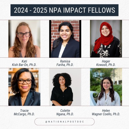 Dr. Fariha receives '24-'25 NPA IMPACT Fellowship